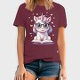 Cute Unicorn Reading, Tricou Barbati (Unisex)