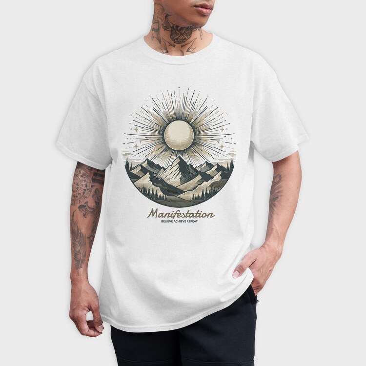 Manifestation Mountain, Tricou Barbati (Unisex)