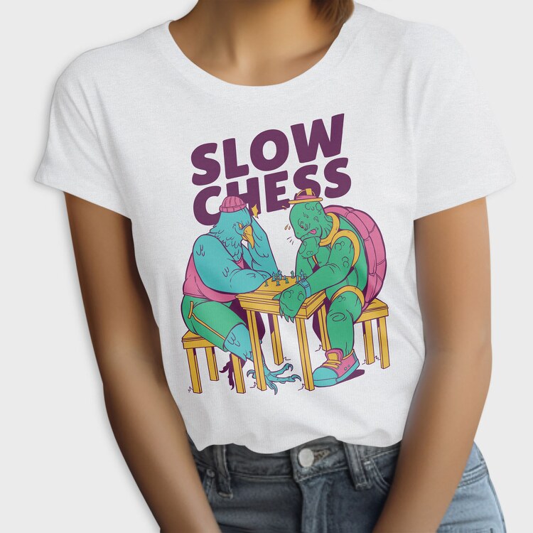 Slow Chess Turtle, Tricou Femei