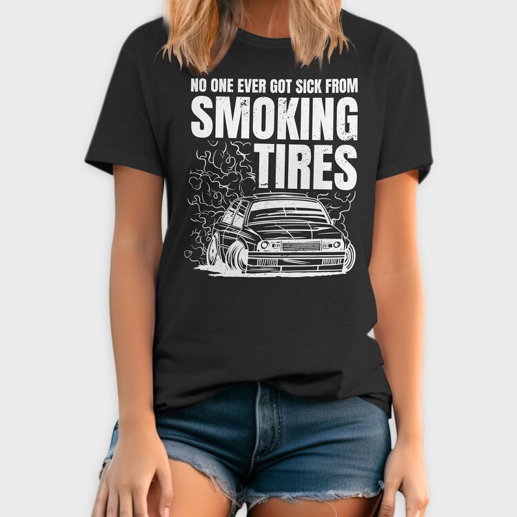 Smoking Tires, Tricou Barbati (Unisex)