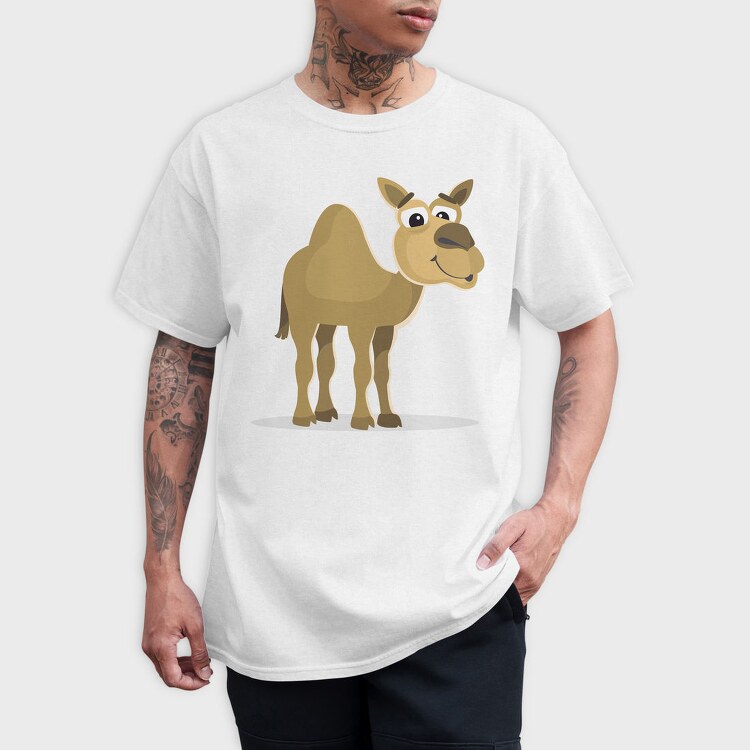 Camel Smile, Tricou Barbati (Unisex)