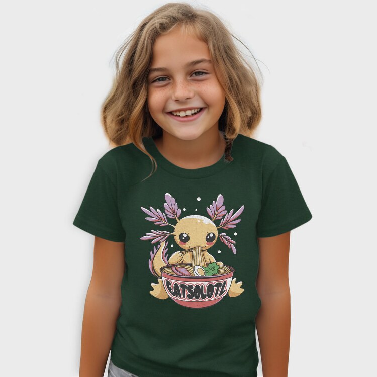 Kawaii Ramen Axolotl, Tricou Copii