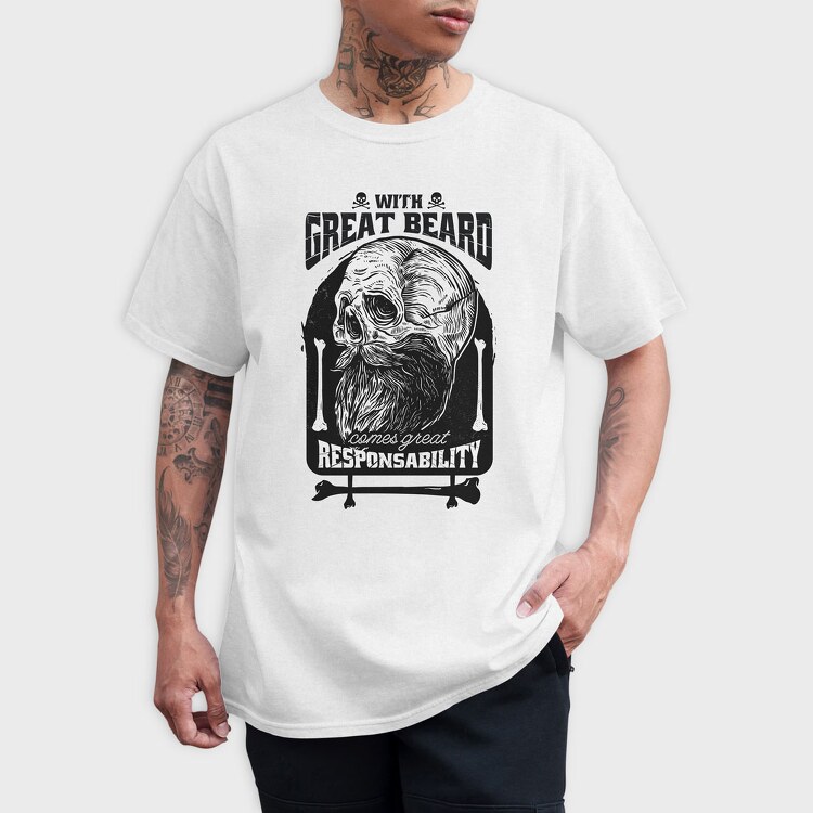 Great Beard, Tricou Barbati (Unisex)
