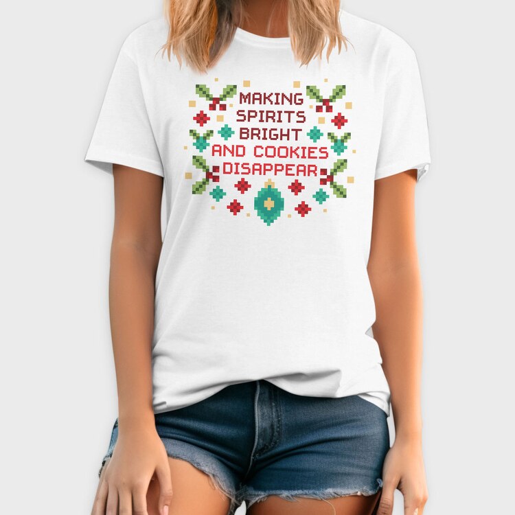 Cookies Festive Christmas Disappear, Tricou Barbati (Unisex)