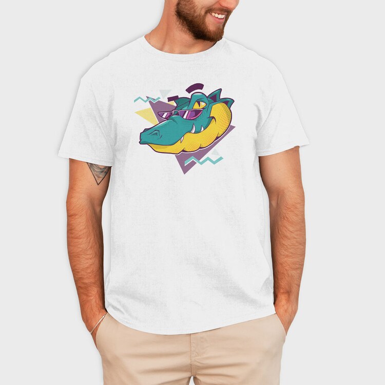 Cool Alligator, Tricou Barbati (Unisex)