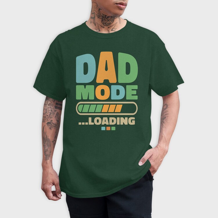 Loading Dad Mode, Tricou Barbati (Unisex)