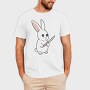 Menacing Psycho Bunny, Tricou Barbati (Unisex)