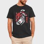 Oni Mask Girl Japanese, Tricou Barbati (Unisex)