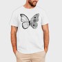 Butterfly Floral Wing, Tricou Barbati (Unisex)
