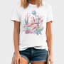 Cute Fantasy Fairy With Flowers Fairycore, Tricou Barbati (Unisex)