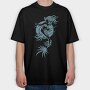 Mermaid Graphic, Tricou Oversize Barbati (Unisex)