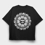Kitty Cats Mandala, Tricou Oversize Barbati (Unisex)