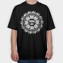 Kitty Cats Mandala, Tricou Oversize Barbati (Unisex)