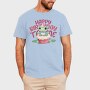 Cute Frog On Cupcake Birthday Mug, Tricou Barbati (Unisex)