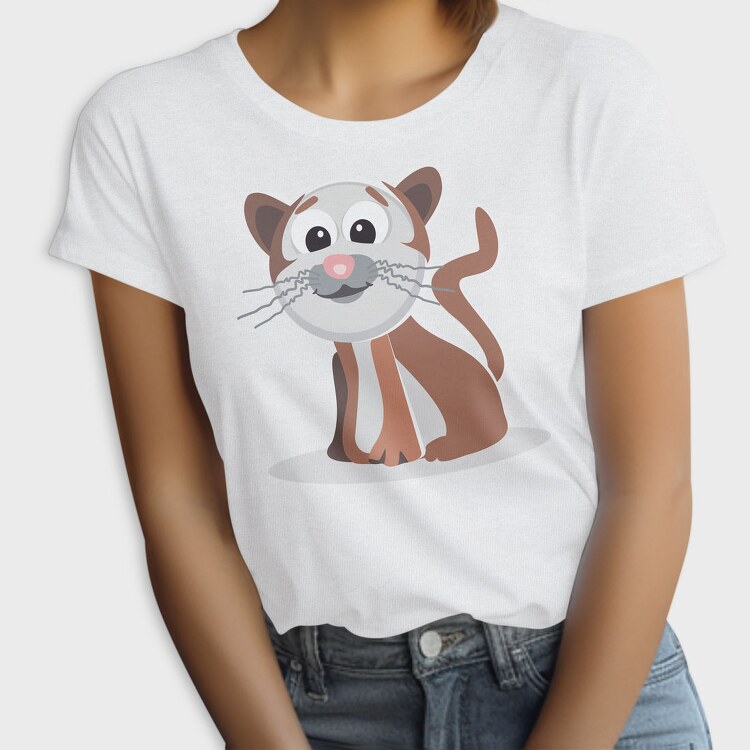 Cat Whiskers Smile, Tricou Femei