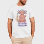 Axolotl With Headphones, Tricou Barbati (Unisex)