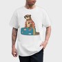 Otter Animal On Vacation Travel, Tricou Barbati (Unisex)