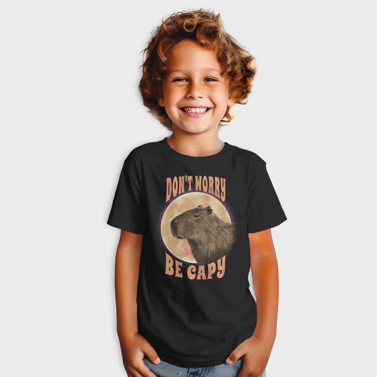 Don T Worry Be Capy Capyibara, Tricou Copii