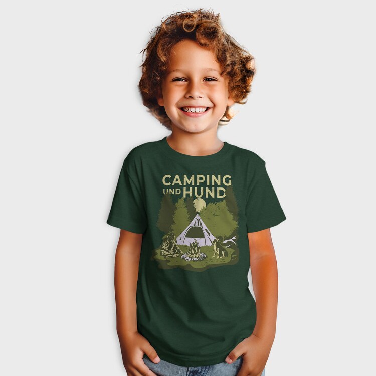 Camping and Hund, Tricou Copii