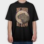 Don T Worry Be Capy Capyibara, Tricou Oversize Barbati (Unisex)