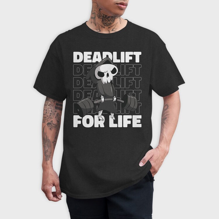 Deadlift for Life, Tricou Barbati (Unisex)