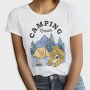 Camping Dream Bear Guitar, Tricou Femei