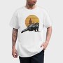 Otter In Sunset, Tricou Barbati (Unisex)