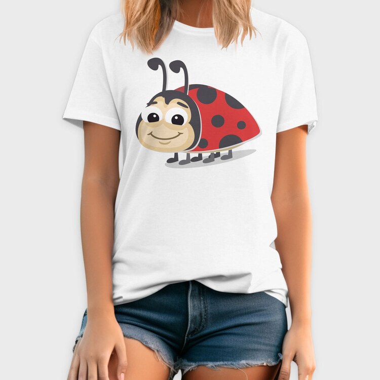 Ladybug Smiley, Tricou Barbati (Unisex)