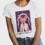 Cat Wizard Mystical Tarot Card Horus The Si, Tricou Femei