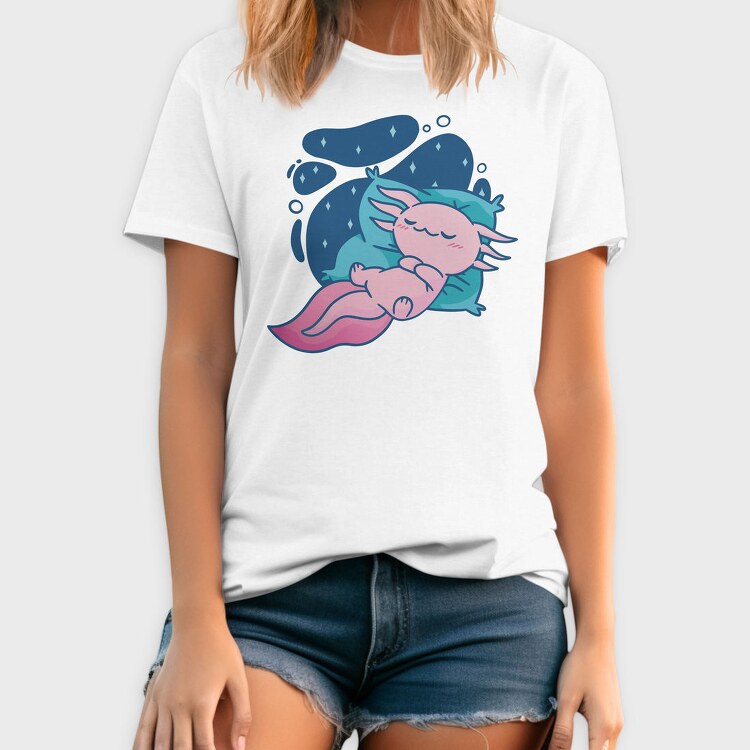 Baby Axlotl Sleeping, Tricou Barbati (Unisex)