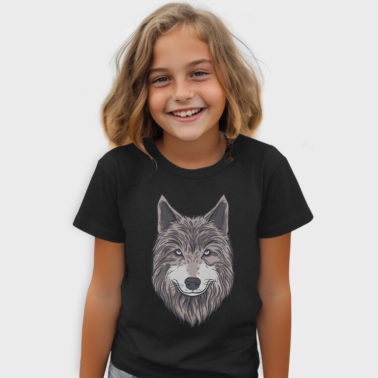 Wolf Portrait 1, Tricou Copii