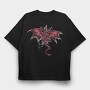 Dragon Climbing, Tricou Oversize Barbati (Unisex)