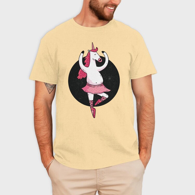 Ballet Unicorn, Tricou Barbati (Unisex)