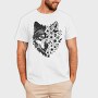 Wolf With Flowers, Tricou Barbati (Unisex)