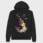 Deers Couple, Hanorac Oversize Barbati (Unisex)