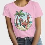 Beach Summer Santa Claus, Tricou Femei