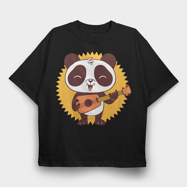 Baby Panda, Tricou Oversize Barbati (Unisex)