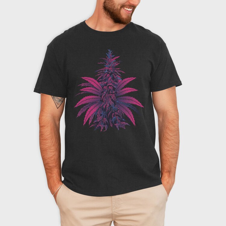 Cannabis Plant, Tricou Barbati (Unisex)