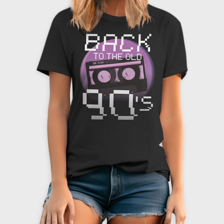 Back To Old 90S, Tricou Barbati (Unisex)