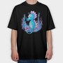 Singing Seahorse, Tricou Oversize Barbati (Unisex)
