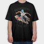 Skateboarding Skater Art, Tricou Oversize Barbati (Unisex)