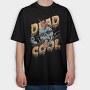 Dripping Skeleton Horror Dead Cool Halloween, Tricou Oversize Barbati (Unisex)