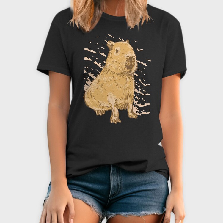 Capybara Realistic, Tricou Barbati (Unisex)