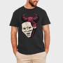 Demon And Mask Halloween, Tricou Barbati (Unisex)