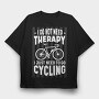 Bicycle Therapy Bike, Tricou Oversize Barbati (Unisex)