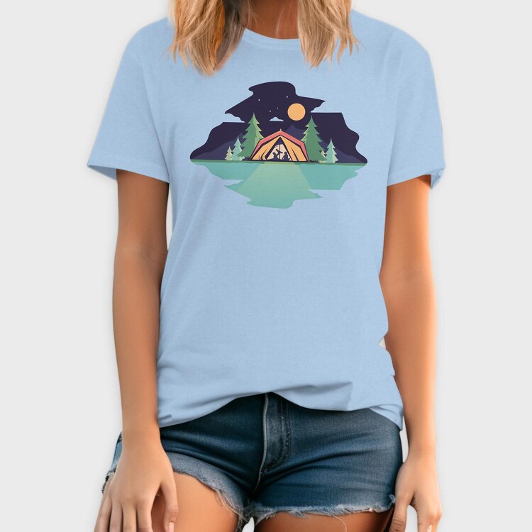 Camping Baby, Tricou Barbati (Unisex)