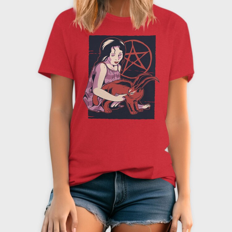 Demon Cat, Tricou Barbati (Unisex)