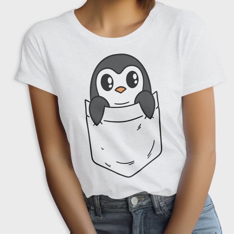 Pocket Penguin, Tricou Femei