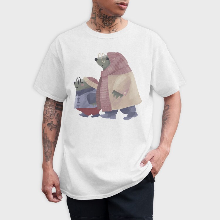 Polar Bear Hug, Tricou Barbati (Unisex)
