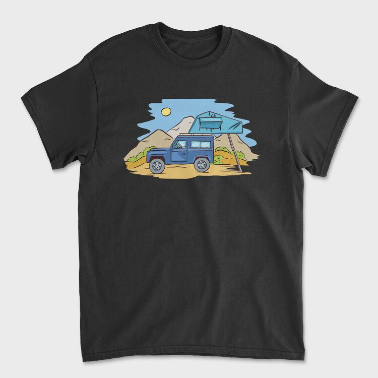 Offroad Camping, Tricou Barbati (Unisex)